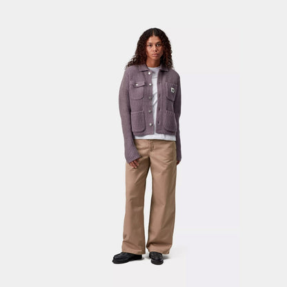 Carhartt WIP W' MICHIGAN SWEATER カーハートワークインプログレス ウィメンズ ミシガン セーター I035379【レディース ニットセーター ワークスタイル ポケット付き クラシック 保温性 25FW】