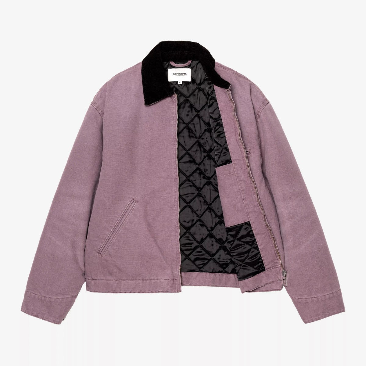 Carhartt WIP W' OG DETROIT JACKET カーハートワークインプログレス ウィメンズ OG デトロイト ジャケット I035672【レディース キャンバスジャケット キルティング コーデュロイ襟 耐久性 ワークウェア ルーズフィット 25FW】