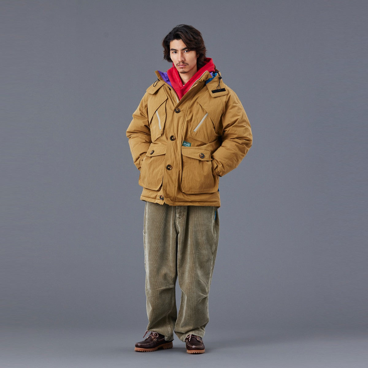 Liberaiders UTILITY DOWN JACKET リベレイダース ユーティリティ ダウン ジャケット 77001【メンズ ダウンジャケット フード脱着 大型ポケット 動きやすい 収納力 25FW】