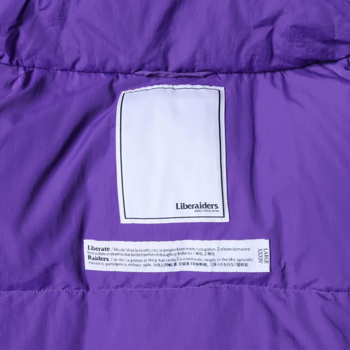 Liberaiders UTILITY DOWN JACKET リベレイダース ユーティリティ ダウン ジャケット 77001【メンズ ダウンジャケット フード脱着 大型ポケット 動きやすい 収納力 25FW】