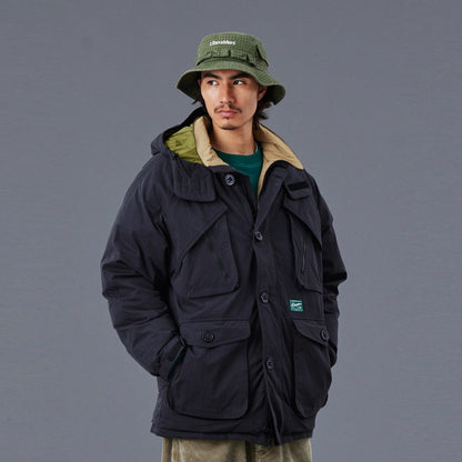 Liberaiders UTILITY DOWN JACKET リベレイダース ユーティリティ ダウン ジャケット 77001【メンズ ダウンジャケット フード脱着 大型ポケット 動きやすい 収納力 25FW】