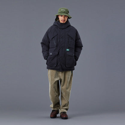 Liberaiders UTILITY DOWN JACKET リベレイダース ユーティリティ ダウン ジャケット 77001【メンズ ダウンジャケット フード脱着 大型ポケット 動きやすい 収納力 25FW】