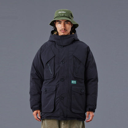 Liberaiders UTILITY DOWN JACKET リベレイダース ユーティリティ ダウン ジャケット 77001【メンズ ダウンジャケット フード脱着 大型ポケット 動きやすい 収納力 25FW】