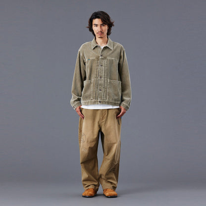 Liberaiders GARMENT DYED CORDUROY JACKET リベレイダース ガーメントダイ コーデュロイ ジャケット 77004【メンズ アウター コーデュロイジャケット トラッカー 製品染め 25FW】