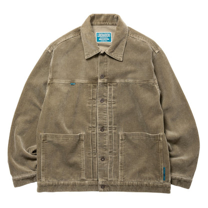 Liberaiders GARMENT DYED CORDUROY JACKET リベレイダース ガーメントダイ コーデュロイ ジャケット 77004【メンズ アウター コーデュロイジャケット トラッカー 製品染め 25FW】