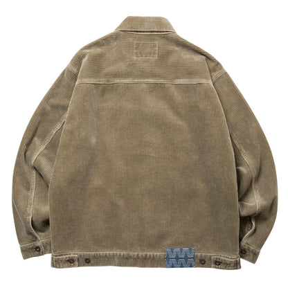 Liberaiders GARMENT DYED CORDUROY JACKET リベレイダース ガーメントダイ コーデュロイ ジャケット 77004【メンズ アウター コーデュロイジャケット トラッカー 製品染め 25FW】