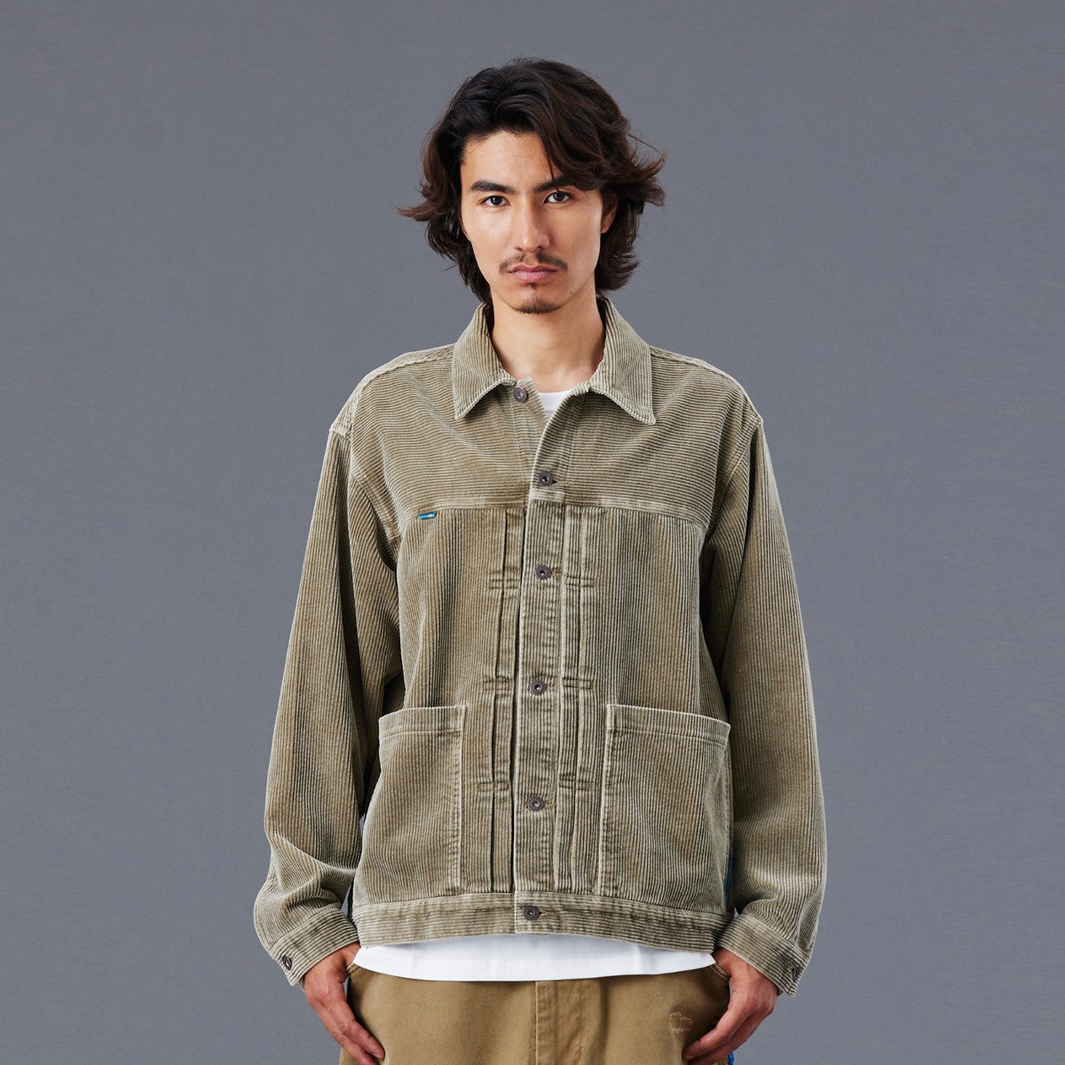 Liberaiders GARMENT DYED CORDUROY JACKET リベレイダース ガーメントダイ コーデュロイ ジャケット 77004【メンズ アウター コーデュロイジャケット トラッカー 製品染め 25FW】