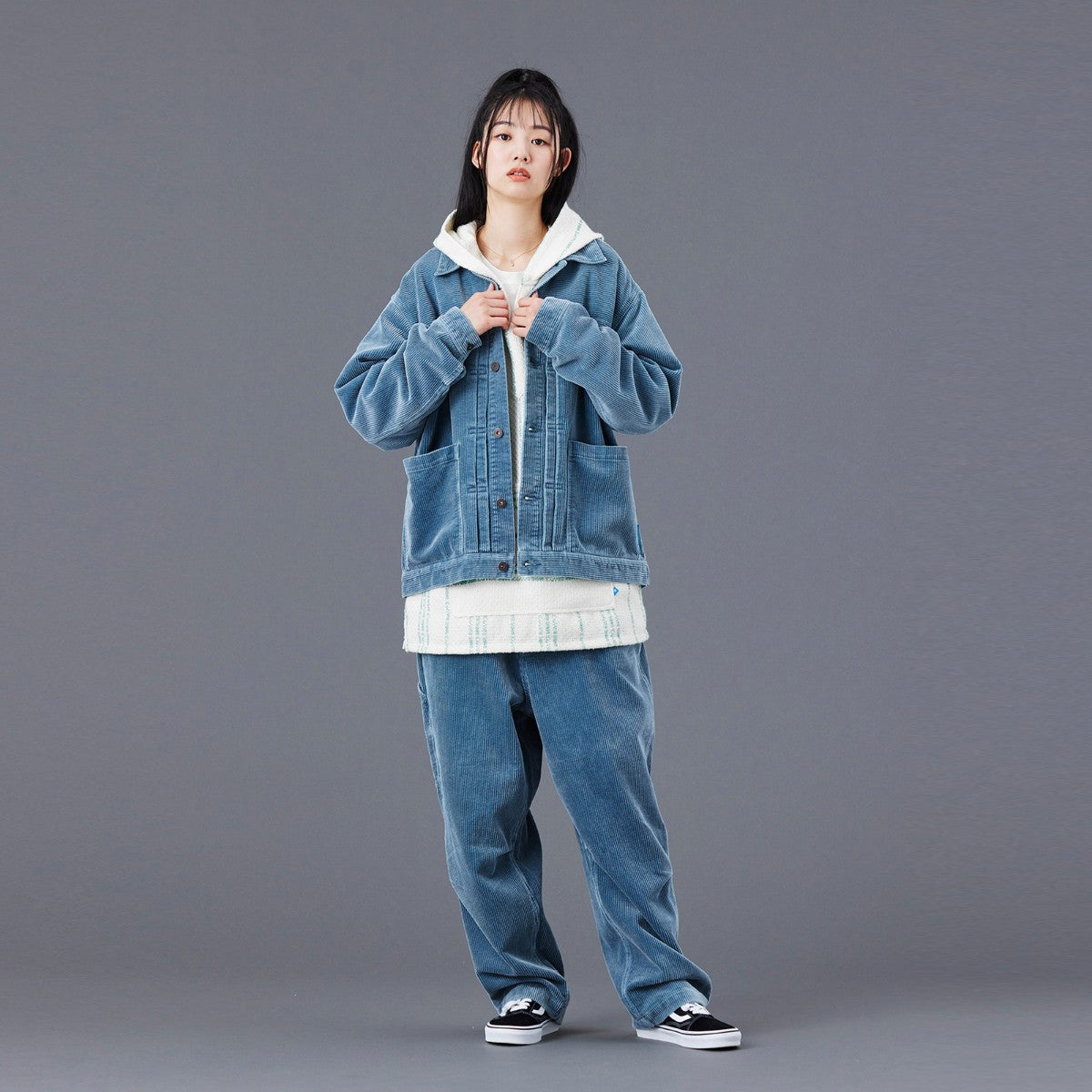 Liberaiders GARMENT DYED CORDUROY JACKET リベレイダース ガーメントダイ コーデュロイ ジャケット 77004【メンズ アウター コーデュロイジャケット トラッカー 製品染め 25FW】