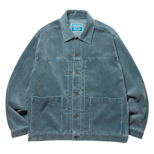 Liberaiders GARMENT DYED CORDUROY JACKET リベレイダース ガーメントダイ コーデュロイ ジャケット 77004【メンズ アウター コーデュロイジャケット トラッカー 製品染め 25FW】