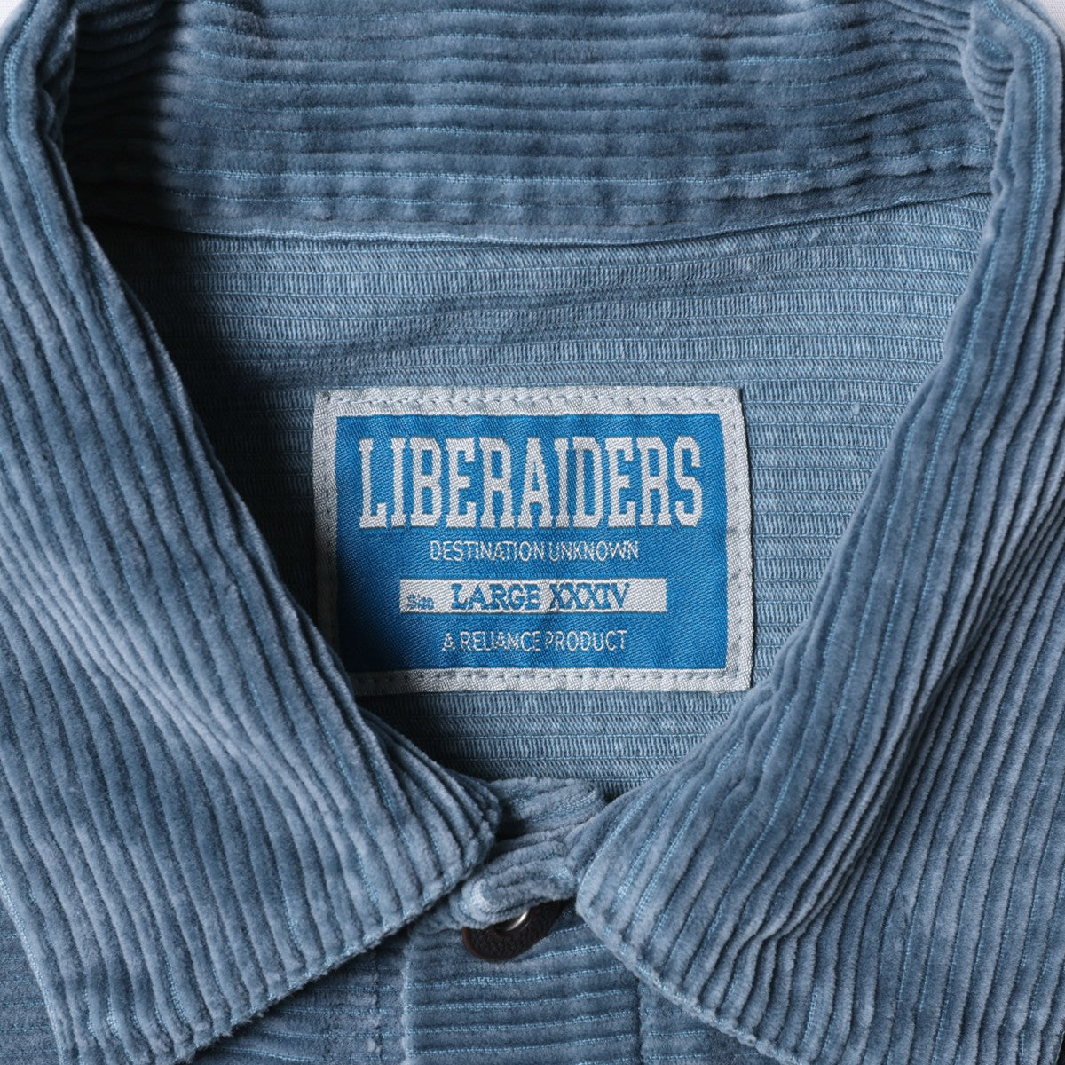 Liberaiders GARMENT DYED CORDUROY JACKET リベレイダース ガーメントダイ コーデュロイ ジャケット 77004【メンズ アウター コーデュロイジャケット トラッカー 製品染め 25FW】