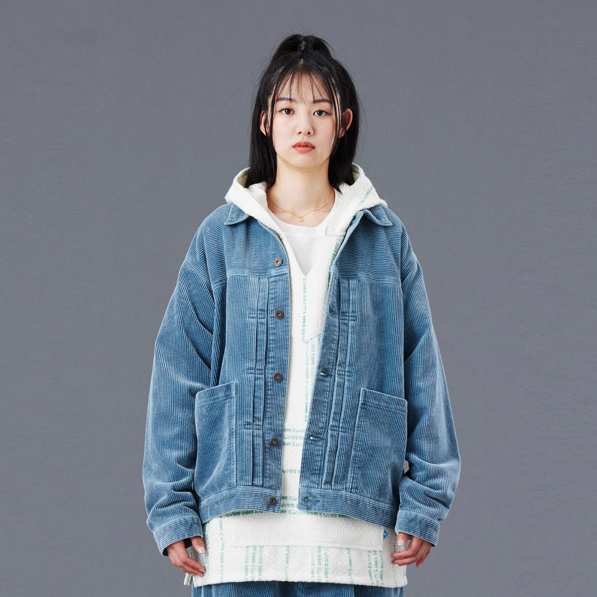 Liberaiders GARMENT DYED CORDUROY JACKET リベレイダース ガーメントダイ コーデュロイ ジャケット 77004【メンズ アウター コーデュロイジャケット トラッカー 製品染め 25FW】