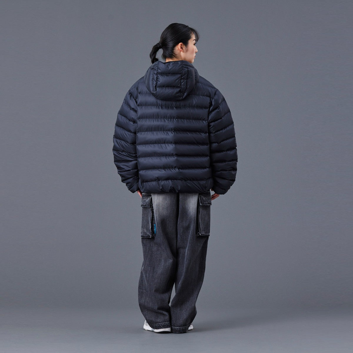 Liberaiders DOWN HALF ZIP HOODIE リベレイダース ダウン ハーフジップ フーディ 77009【メンズ ダウン フーディ 撥水 軽量 防寒性 リップストップ 静電気防止 25FW】