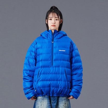 Liberaiders DOWN HALF ZIP HOODIE リベレイダース ダウン ハーフジップ フーディ 77009【メンズ ダウン フーディ 撥水 軽量 防寒性 リップストップ 静電気防止 25FW】