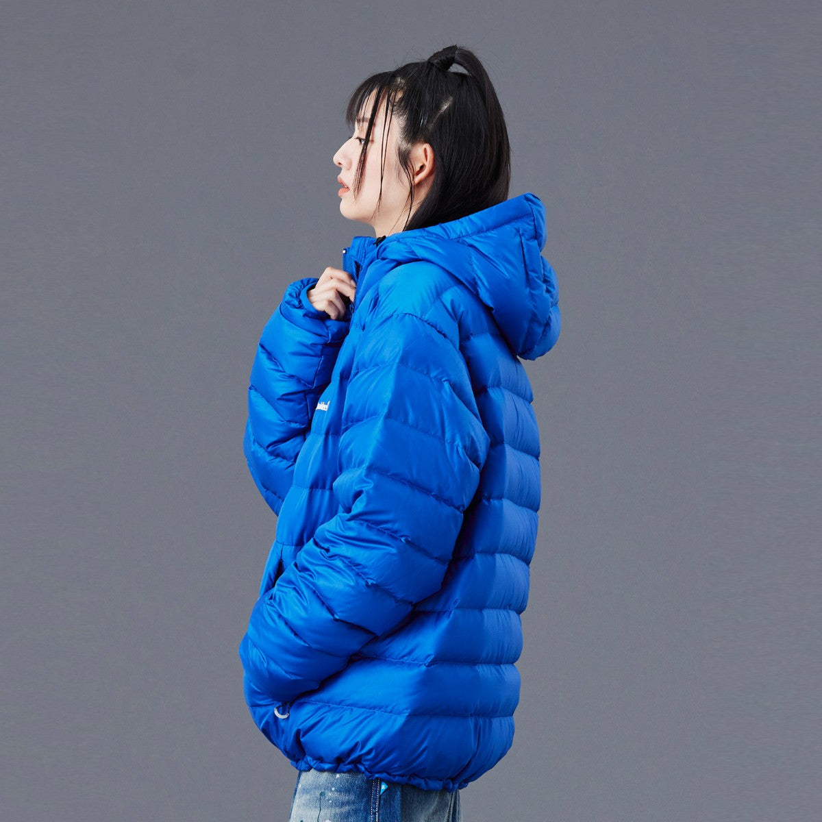 Liberaiders DOWN HALF ZIP HOODIE リベレイダース ダウン ハーフジップ フーディ 77009【メンズ ダウン フーディ 撥水 軽量 防寒性 リップストップ 静電気防止 25FW】