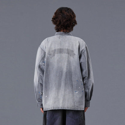 Liberaiders DENIM COMBAT JACKET リベレイダース デニム コンバット ジャケット 77010【メンズ アウター デニムジャケット ミリタリー ヴィンテージテイスト ジャングルファティーグ 25FW】