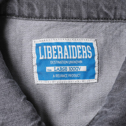 Liberaiders DENIM COMBAT JACKET リベレイダース デニム コンバット ジャケット 77010【メンズ アウター デニムジャケット ミリタリー ヴィンテージテイスト ジャングルファティーグ 25FW】