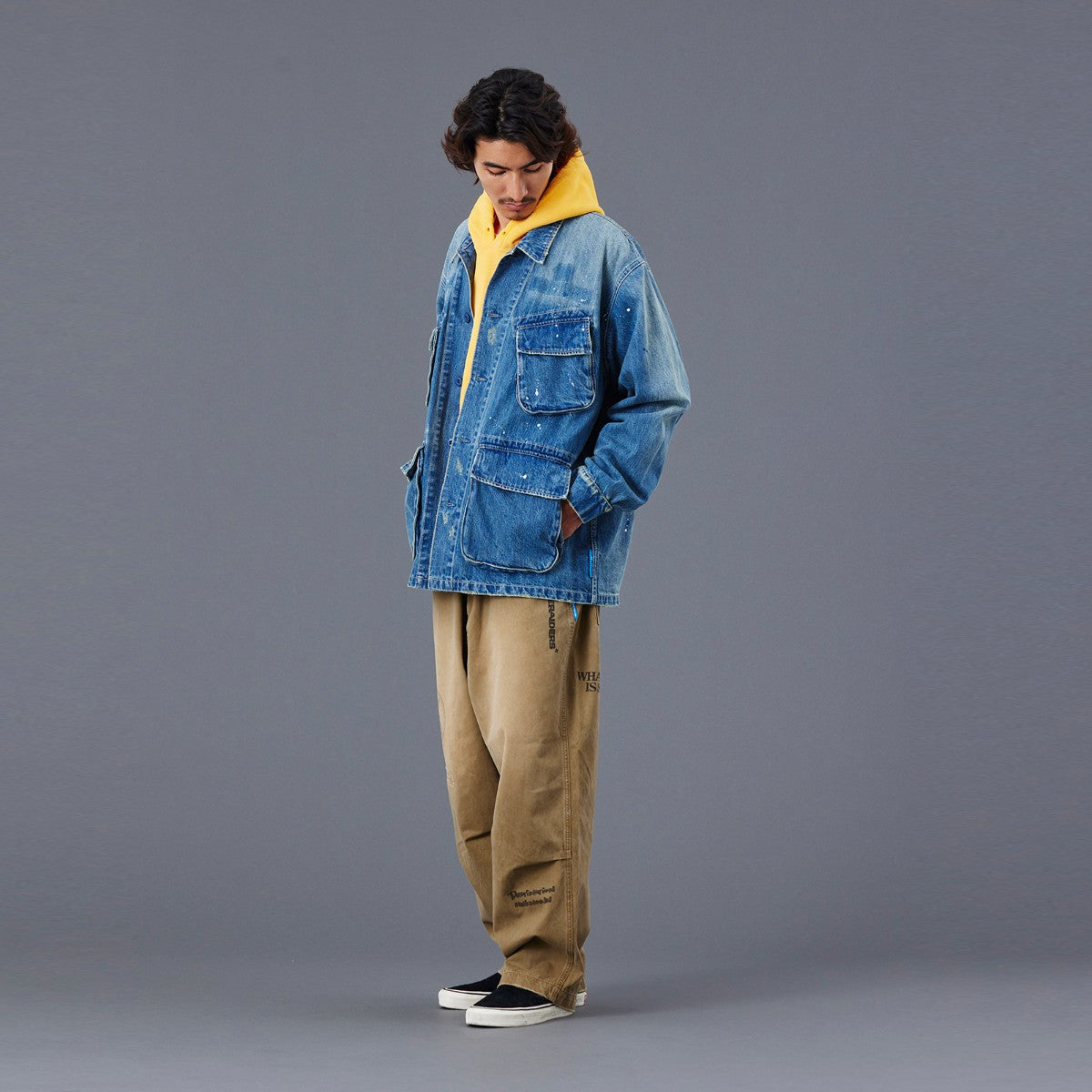 Liberaiders DENIM COMBAT JACKET リベレイダース デニム コンバット ジャケット 77010【メンズ アウター デニムジャケット ミリタリー ヴィンテージテイスト ジャングルファティーグ 25FW】