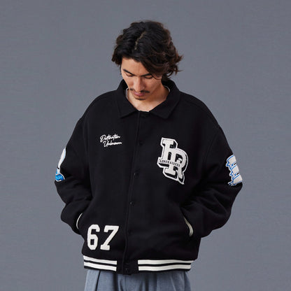 Liberaiders LR VARSITY JACKET リベレイダース LR バーシティ ジャケット 77014【メンズ ジャケット ワッペン 刺繍 防寒性 中綿キルティング 25FW】