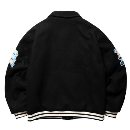 Liberaiders LR VARSITY JACKET リベレイダース LR バーシティ ジャケット 77014【メンズ ジャケット ワッペン 刺繍 防寒性 中綿キルティング 25FW】