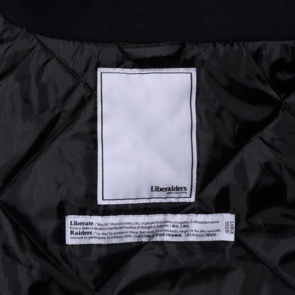 Liberaiders LR VARSITY JACKET リベレイダース LR バーシティ ジャケット 77014【メンズ ジャケット ワッペン 刺繍 防寒性 中綿キルティング 25FW】
