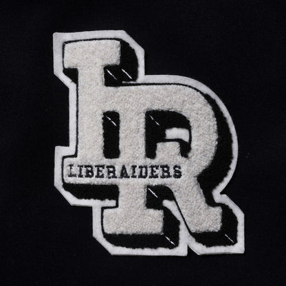 Liberaiders LR VARSITY JACKET リベレイダース LR バーシティ ジャケット 77014【メンズ ジャケット ワッペン 刺繍 防寒性 中綿キルティング 25FW】