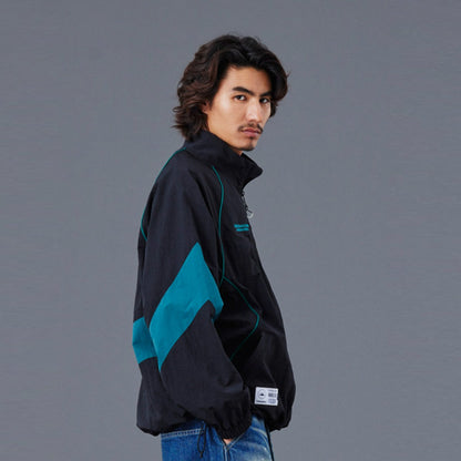 Liberaiders NYLON HALF ZIP リベレイダース ナイロン ハーフジップ 77016【メンズ アウター ナイロンジャケット ハーフジップ ウインドブレーカー スポーツ ミリタリー 25FW】
