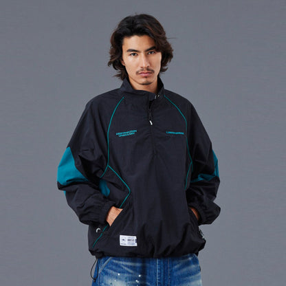 Liberaiders NYLON HALF ZIP リベレイダース ナイロン ハーフジップ 77016【メンズ アウター ナイロンジャケット ハーフジップ ウインドブレーカー スポーツ ミリタリー 25FW】