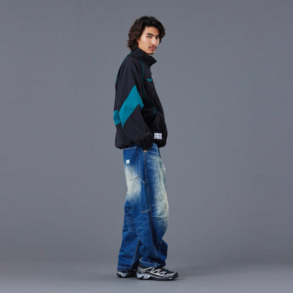 Liberaiders NYLON HALF ZIP リベレイダース ナイロン ハーフジップ 77016【メンズ アウター ナイロンジャケット ハーフジップ ウインドブレーカー スポーツ ミリタリー 25FW】