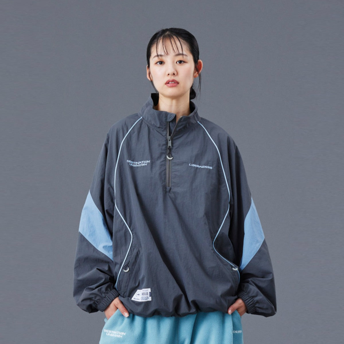 Liberaiders NYLON HALF ZIP リベレイダース ナイロン ハーフジップ 77016【メンズ アウター ナイロンジャケット ハーフジップ ウインドブレーカー スポーツ ミリタリー 25FW】