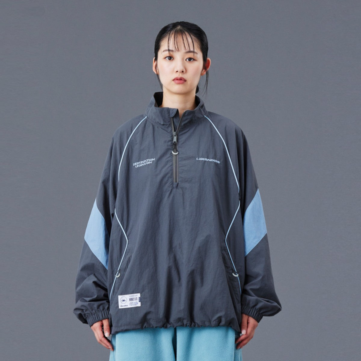 Liberaiders NYLON HALF ZIP リベレイダース ナイロン ハーフジップ 77016【メンズ アウター ナイロンジャケット ハーフジップ ウインドブレーカー スポーツ ミリタリー 25FW】