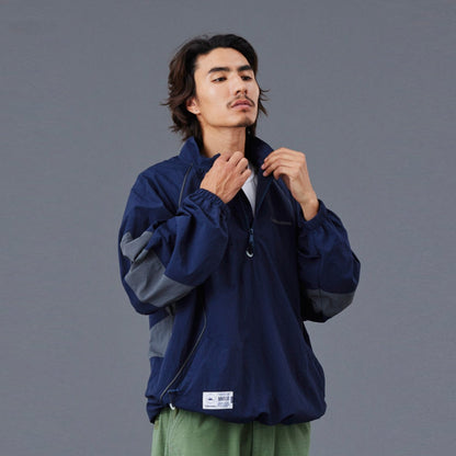 Liberaiders NYLON HALF ZIP リベレイダース ナイロン ハーフジップ 77016【メンズ アウター ナイロンジャケット ハーフジップ ウインドブレーカー スポーツ ミリタリー 25FW】