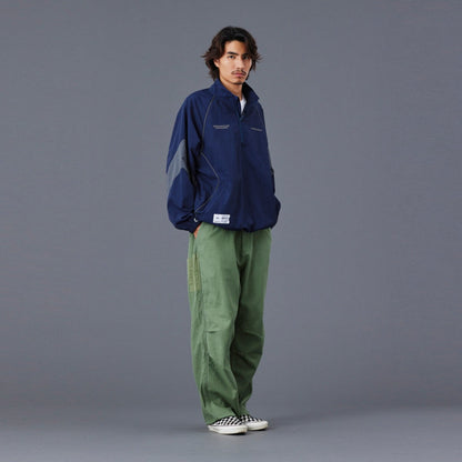 Liberaiders NYLON HALF ZIP リベレイダース ナイロン ハーフジップ 77016【メンズ アウター ナイロンジャケット ハーフジップ ウインドブレーカー スポーツ ミリタリー 25FW】