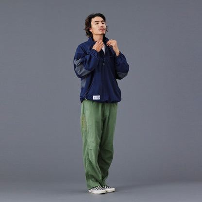 Liberaiders NYLON HALF ZIP リベレイダース ナイロン ハーフジップ 77016【メンズ アウター ナイロンジャケット ハーフジップ ウインドブレーカー スポーツ ミリタリー 25FW】