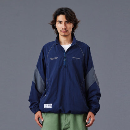 Liberaiders NYLON HALF ZIP リベレイダース ナイロン ハーフジップ 77016【メンズ アウター ナイロンジャケット ハーフジップ ウインドブレーカー スポーツ ミリタリー 25FW】