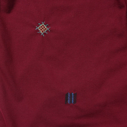 Liberaiders TIFINAGH EMBROIDERY FLANNEL SHIRT リベレイダース ティフィナグ エンブロイダリー フランネル シャツ 77101【メンズ フランネルシャツ 刺繍シャツ ティフィナグ 民族調 ユーズド加工 25FW】