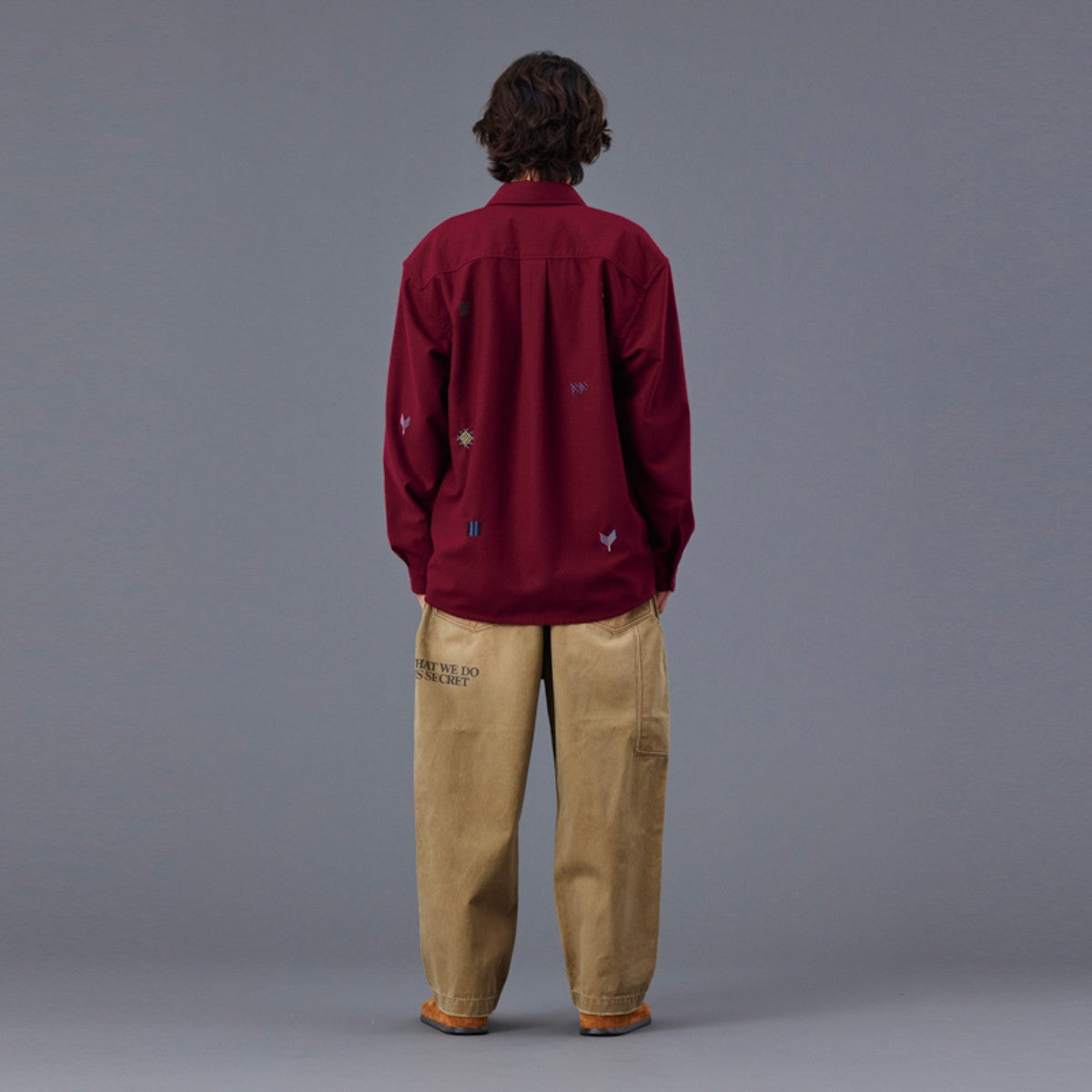 Liberaiders TIFINAGH EMBROIDERY FLANNEL SHIRT リベレイダース ティフィナグ エンブロイダリー フランネル シャツ 77101【メンズ フランネルシャツ 刺繍シャツ ティフィナグ 民族調 ユーズド加工 25FW】