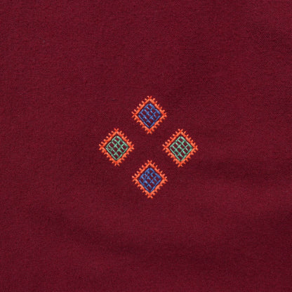 Liberaiders TIFINAGH EMBROIDERY FLANNEL SHIRT リベレイダース ティフィナグ エンブロイダリー フランネル シャツ 77101【メンズ フランネルシャツ 刺繍シャツ ティフィナグ 民族調 ユーズド加工 25FW】