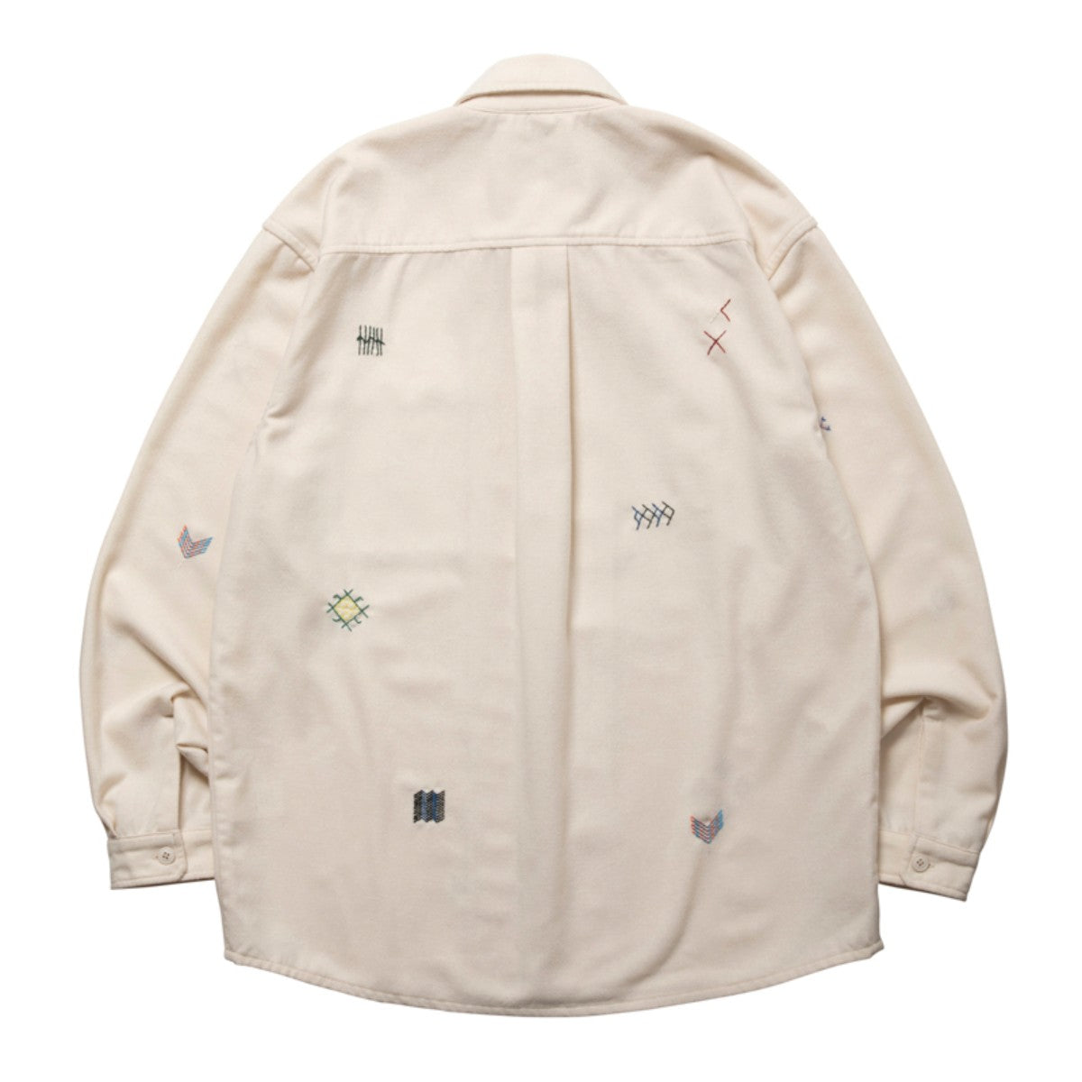 Liberaiders TIFINAGH EMBROIDERY FLANNEL SHIRT リベレイダース ティフィナグ エンブロイダリー フランネル シャツ 77101【メンズ フランネルシャツ 刺繍シャツ ティフィナグ 民族調 ユーズド加工 25FW】