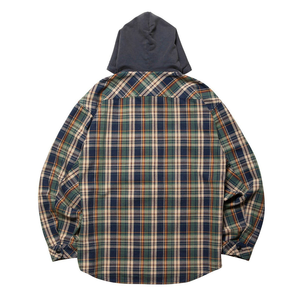 Liberaiders HOODED PLAID SHIRT リベレイダース フーデッド プレイド シャツ 77103【メンズ シャツ 長袖 フーディ レイヤード ヴィンテージ カジュアル 25FW】