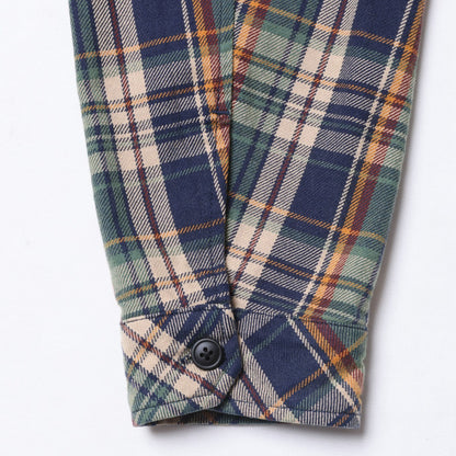 Liberaiders HOODED PLAID SHIRT リベレイダース フーデッド プレイド シャツ 77103【メンズ シャツ 長袖 フーディ レイヤード ヴィンテージ カジュアル 25FW】