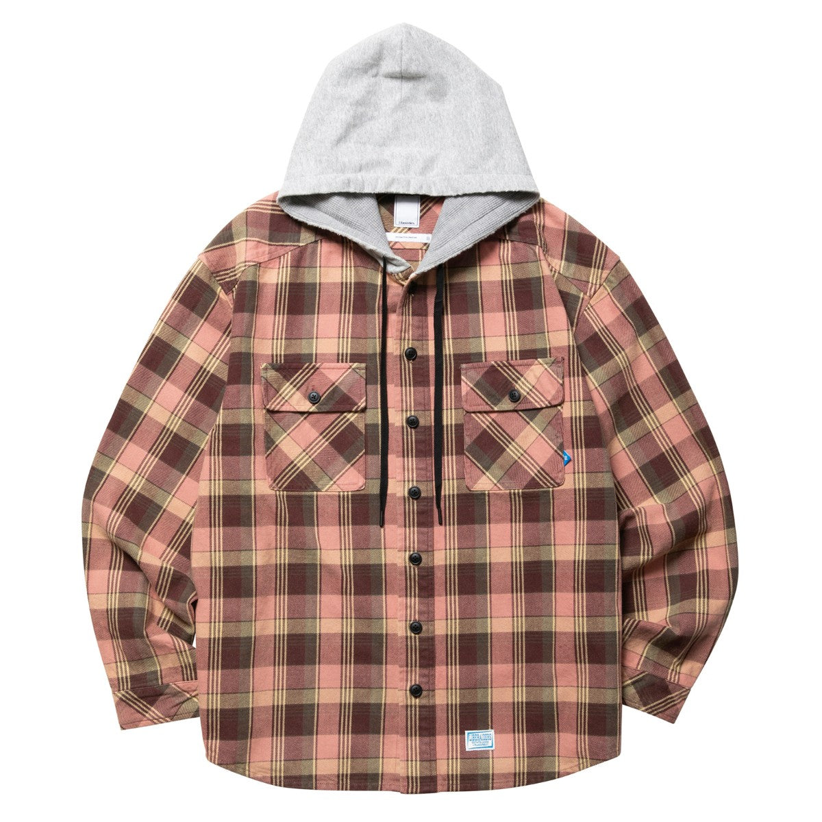 Liberaiders HOODED PLAID SHIRT リベレイダース フーデッド プレイド シャツ 77103【メンズ シャツ 長袖 フーディ レイヤード ヴィンテージ カジュアル 25FW】