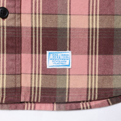 Liberaiders HOODED PLAID SHIRT リベレイダース フーデッド プレイド シャツ 77103【メンズ シャツ 長袖 フーディ レイヤード ヴィンテージ カジュアル 25FW】