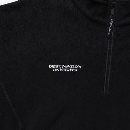 Liberaiders FLEECE HALF ZIP リベレイダース フリース ハーフジップ 77308【メンズ フリース ハーフジップ 3Dパターン 刺繍 デザインラベル 保温性 25FW】