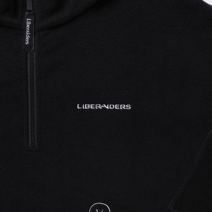 Liberaiders FLEECE HALF ZIP リベレイダース フリース ハーフジップ 77308【メンズ フリース ハーフジップ 3Dパターン 刺繍 デザインラベル 保温性 25FW】
