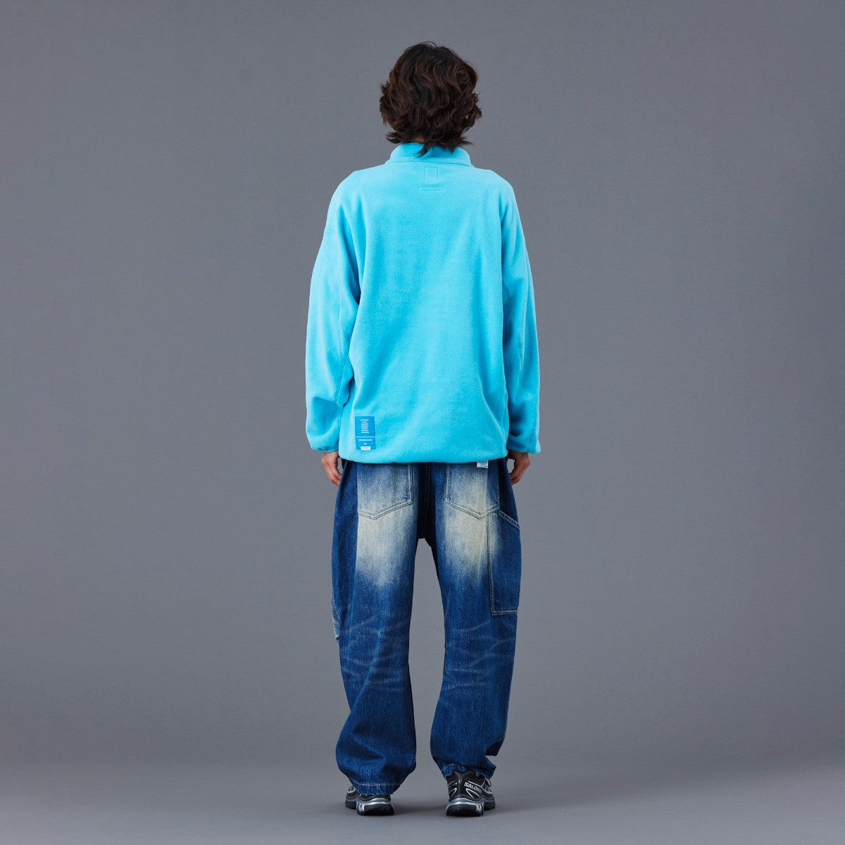 Liberaiders FLEECE HALF ZIP リベレイダース フリース ハーフジップ 77308【メンズ フリース ハーフジップ 3Dパターン 刺繍 デザインラベル 保温性 25FW】