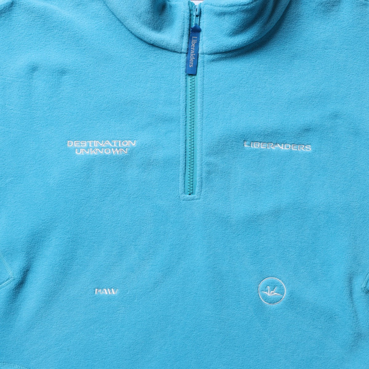 Liberaiders FLEECE HALF ZIP リベレイダース フリース ハーフジップ 77308【メンズ フリース ハーフジップ 3Dパターン 刺繍 デザインラベル 保温性 25FW】