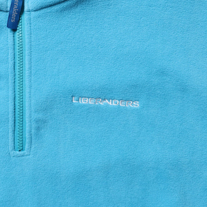 Liberaiders FLEECE HALF ZIP リベレイダース フリース ハーフジップ 77308【メンズ フリース ハーフジップ 3Dパターン 刺繍 デザインラベル 保温性 25FW】