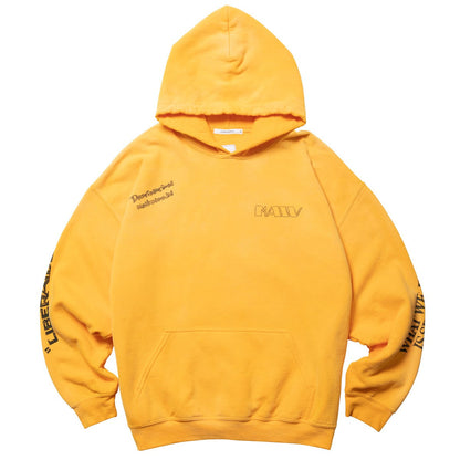 Liberaiders HANDWRITING PRINT HOODIE リベレイダース ハンドライティング プリント フーディー 77311【メンズ スウェット フーディ パーカー ヴィンテージ プリント カジュアル 25FW】