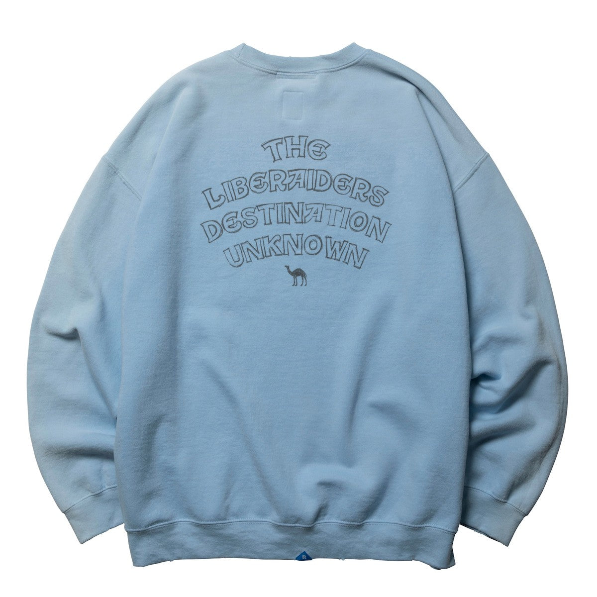 Liberaiders SAHARA CREWNECK リベレイダース サハラ クルーネック 77314【メンズ スウェット クルーネック トレーナー ヴィンテージ ロゴプリント カジュアル 25FW】