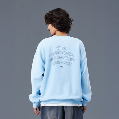 Liberaiders SAHARA CREWNECK リベレイダース サハラ クルーネック 77314【メンズ スウェット クルーネック トレーナー ヴィンテージ ロゴプリント カジュアル 25FW】